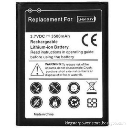 Mobile Phone Battery for Samsung Galaxy Note 2 N7100 SPH-L900 (Sprint) EB595675LU, Li-ion